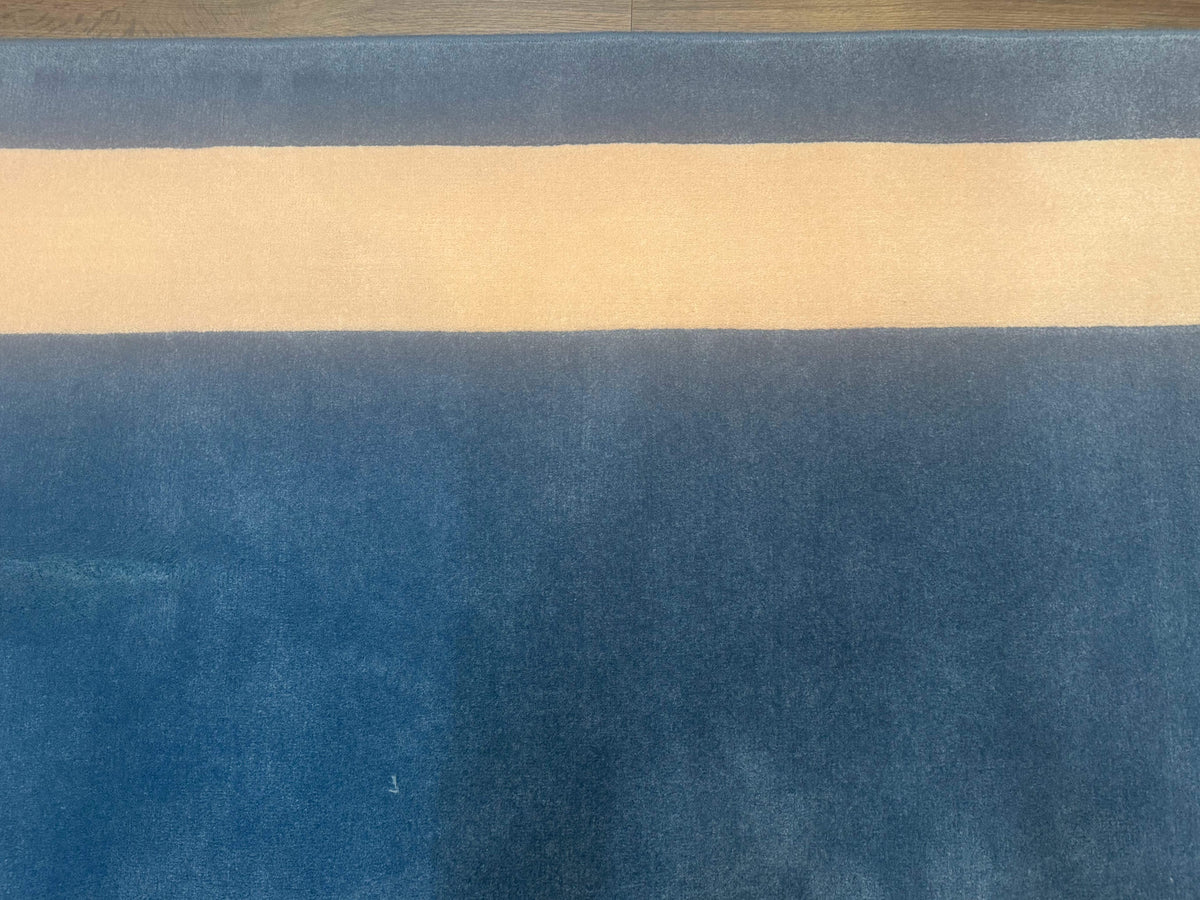 Blue and Cream Square Rug 10x10 ft, Large Square Carpet - Jewel Rugs, view 5