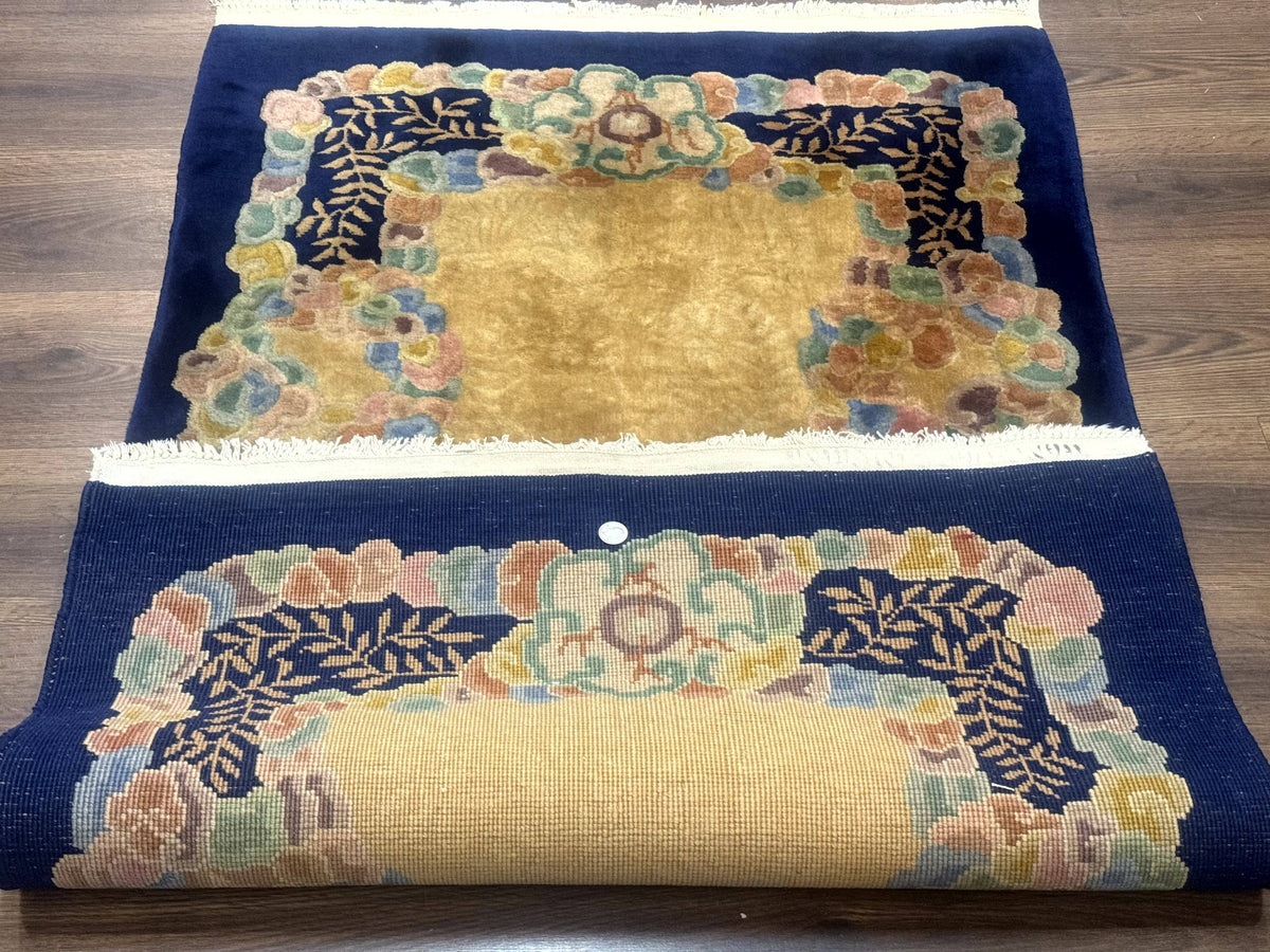 Chinese Wool Rug 3x5, Vintage Carpet, Handmade - Jewel Rugs, view 10