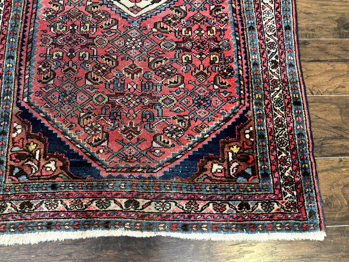 Antique Persian Tribal Rug 3.6 x 5, Hamadan Angelas Rug - Jewel Rugs, view 10