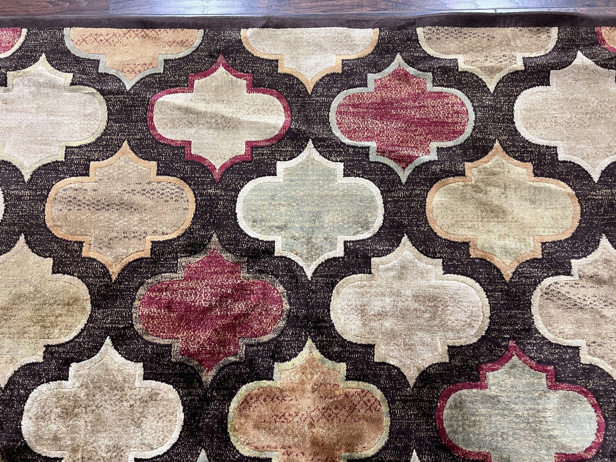 Panel Design Rug 5x7, Multicolor Contemporary Area Rug, Small Living Room Rug - Jewel Rugs, view 4