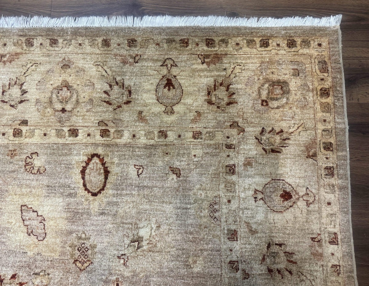 Pakistani Peshawar Rug 8x11, Indo Persian Mahal Carpet, Traditional Wool Oriental Rug - Jewel Rugs, view 8