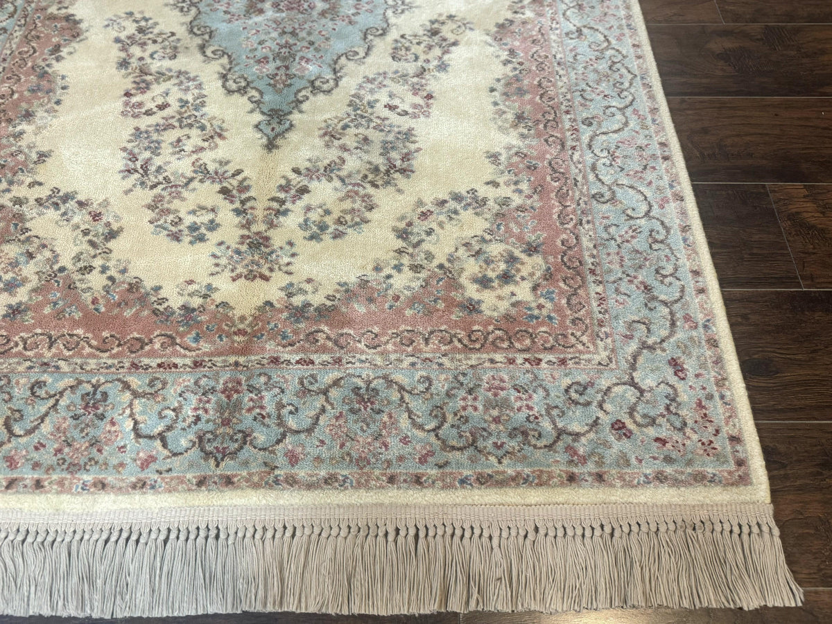 Karastan Rug 4x6, Pastel Ivory Kirman Rug #784, Wool Karastan Carpet, Original 700 Series, Vintage Karastan Area Rug, Discontinued - Jewel Rugs, view 10