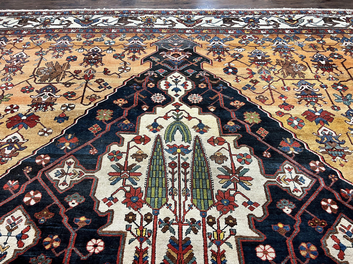 Antique Persian Bakhtiari Rug 14x19 – Rare Palace Size Carpet - Jewel Rugs, view 4