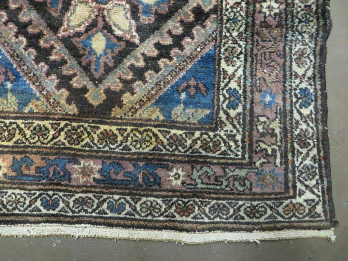 3' X 6' Antique Handmade India Floral Oriental Wool Rug Veg Dyes Nice - Jewel Rugs, view 10