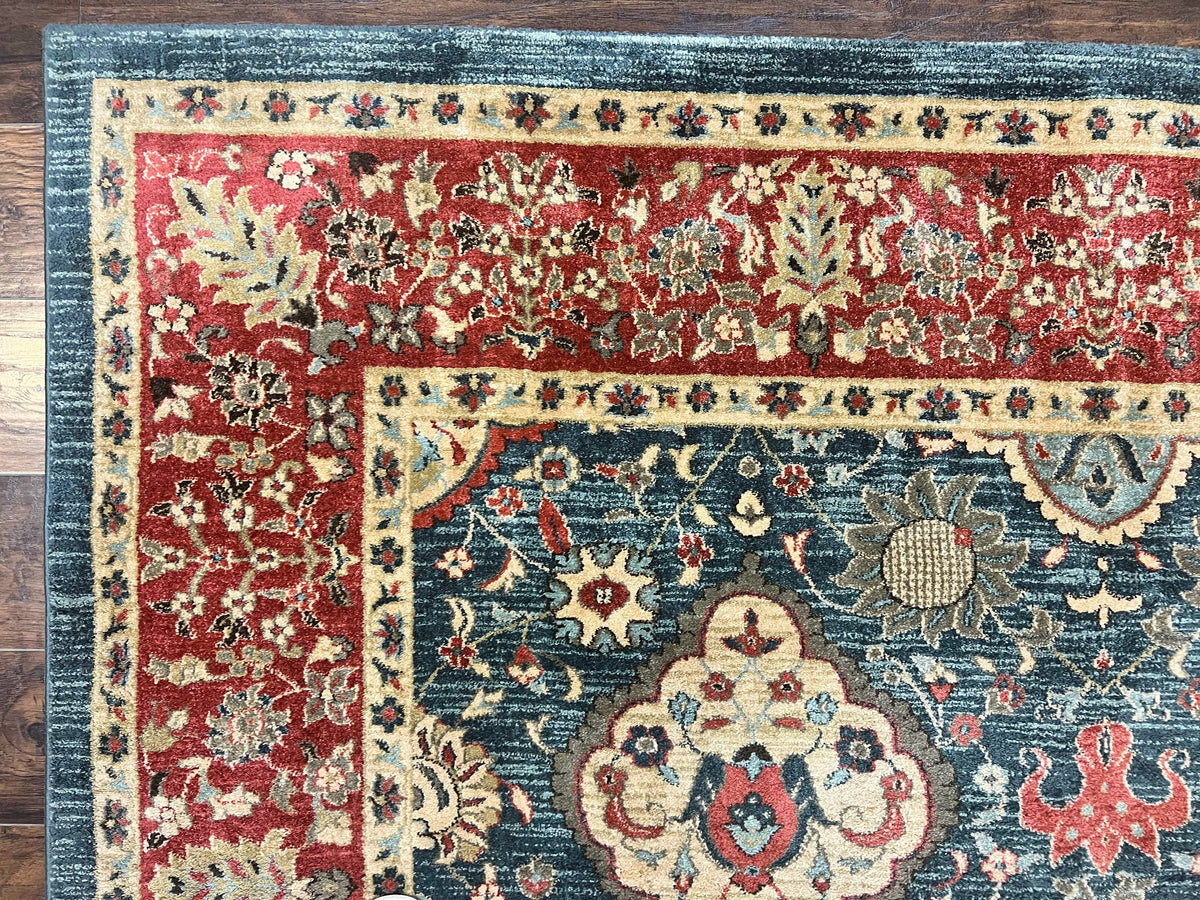 Safavieh Rug 8x11, Mahal Persian Carpet, Navy Red - Jewel Rugs, view 7
