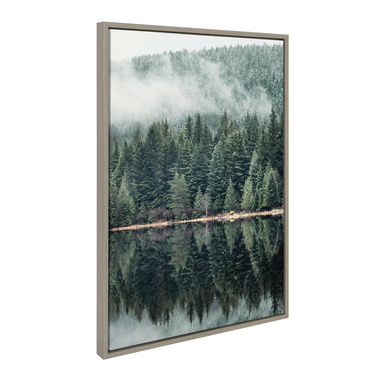 Sylvie Evergreen Reflections Framed Canvas by Emiko and Mark Franzen of F2Images