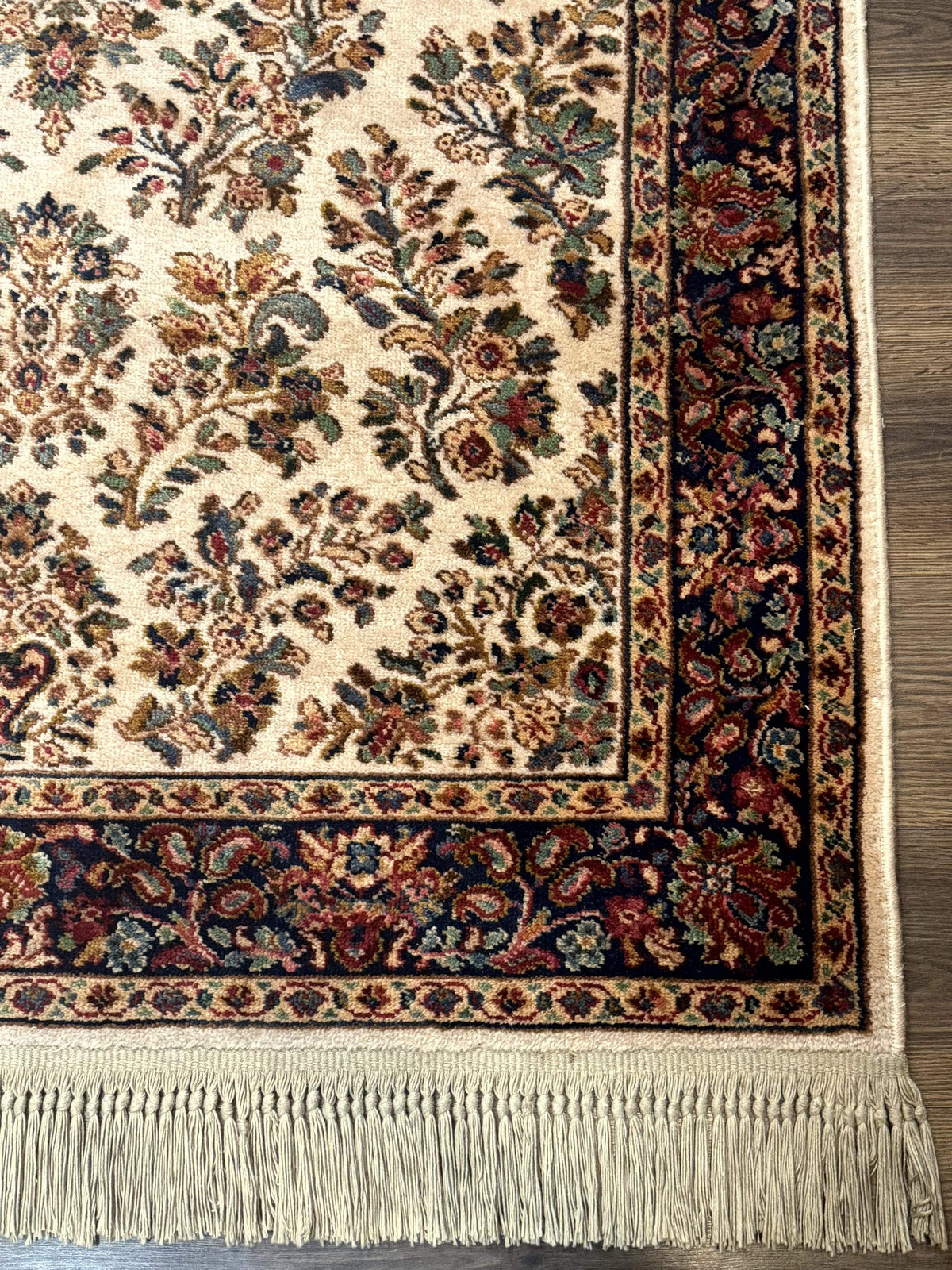 4x6 Karastan Rug Ivory Sarouk #760, Wool Vintage Original 700 Series - Jewel Rugs, view 10