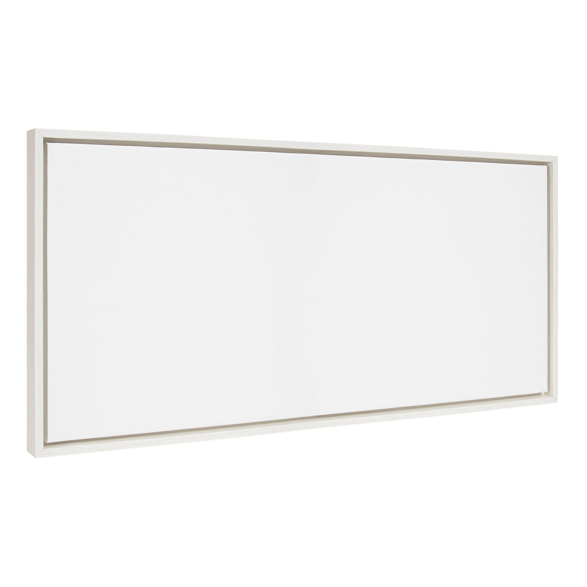 Sylvie Blank Framed Canvas 18x40