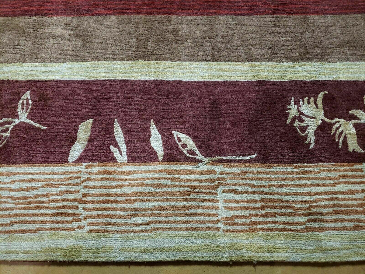 8' X 11' Tibetan Nepal Art Deco Hand Knotted Wool Rug Modern Contemporary Nice - Jewel Rugs, view 5