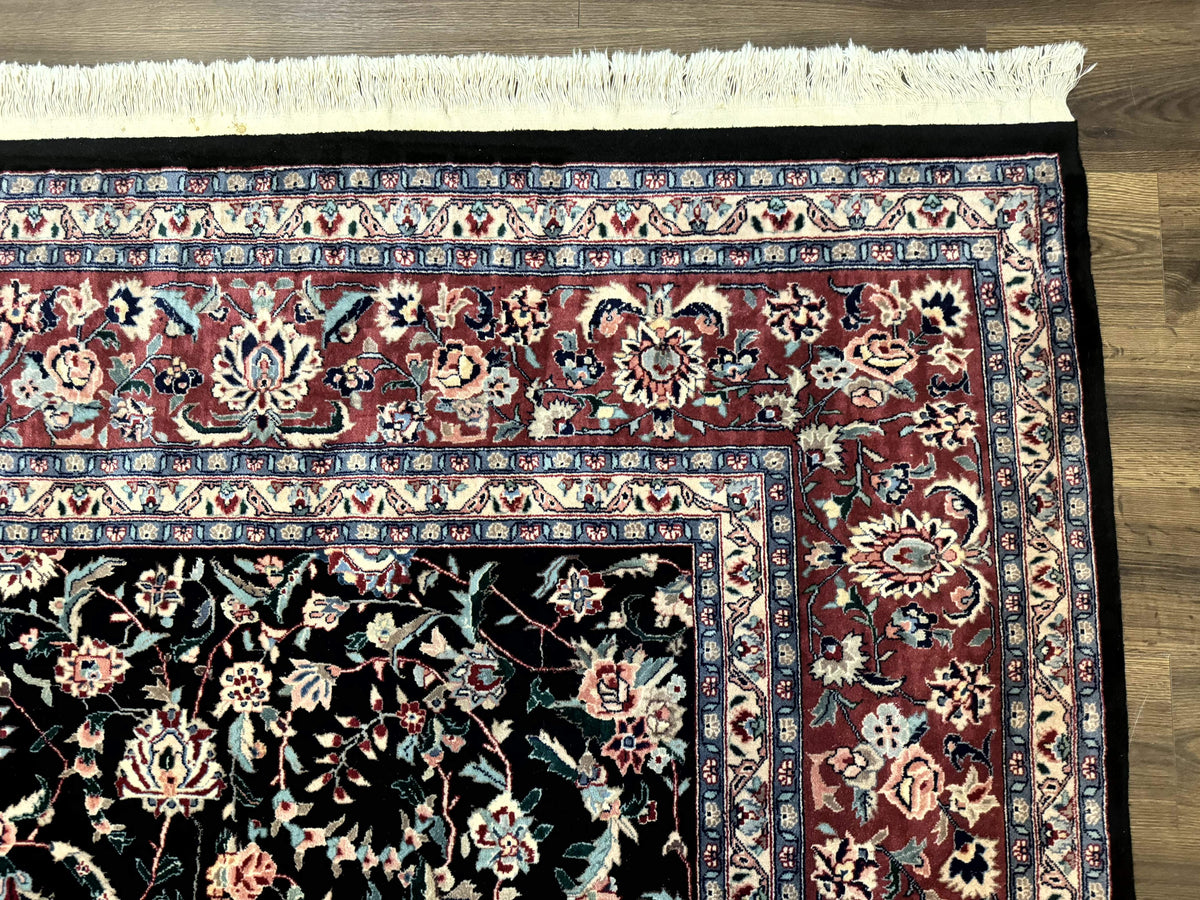 Large Sino Persian Rug 10x15, Floral Allover, Hand Knotted Wool Carpet, Fine - Jewel Rugs, view 8