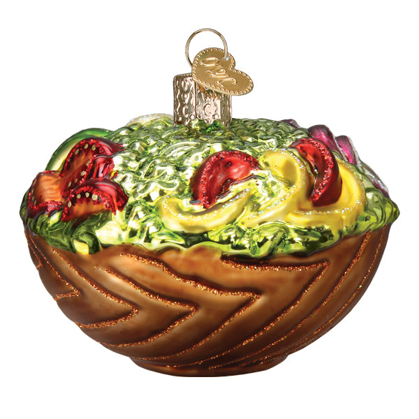 Bowl Of Salad Ornament