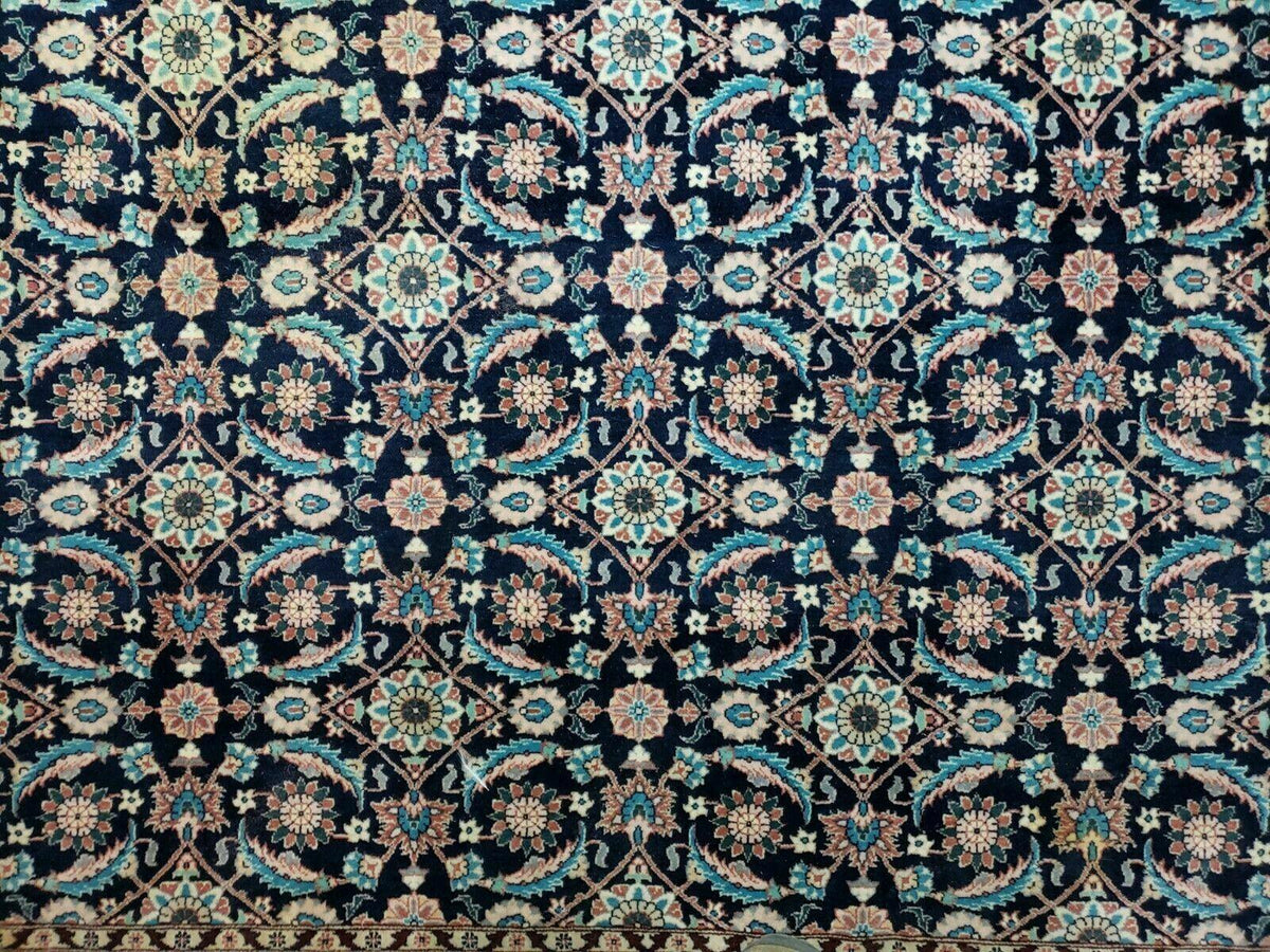 Square Indo Persian Rug 6x6, Hand Knotted, Wool, Allover Pattern - Jewel Rugs, view 4