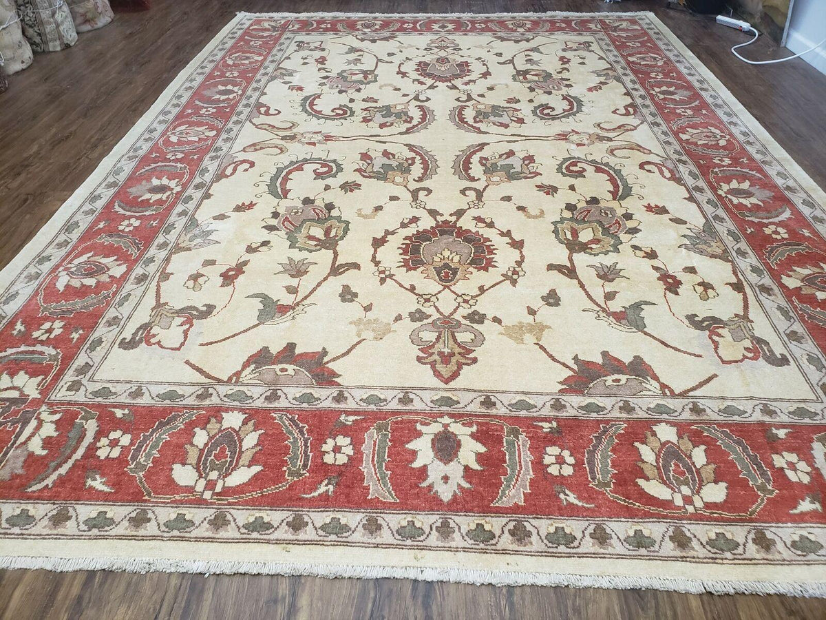 9' X 12' One-Of-A-Kind William Pak Peshawar Hand-knotted Wool Rug Nice - Jewel Rugs, view 2