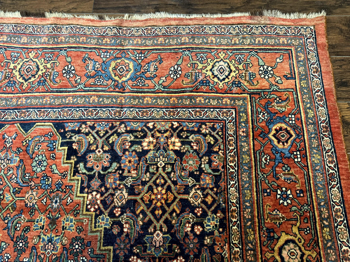 Antique Persian Bidjar Rug 8x12, Rare Persian Carpet - Jewel Rugs, view 8