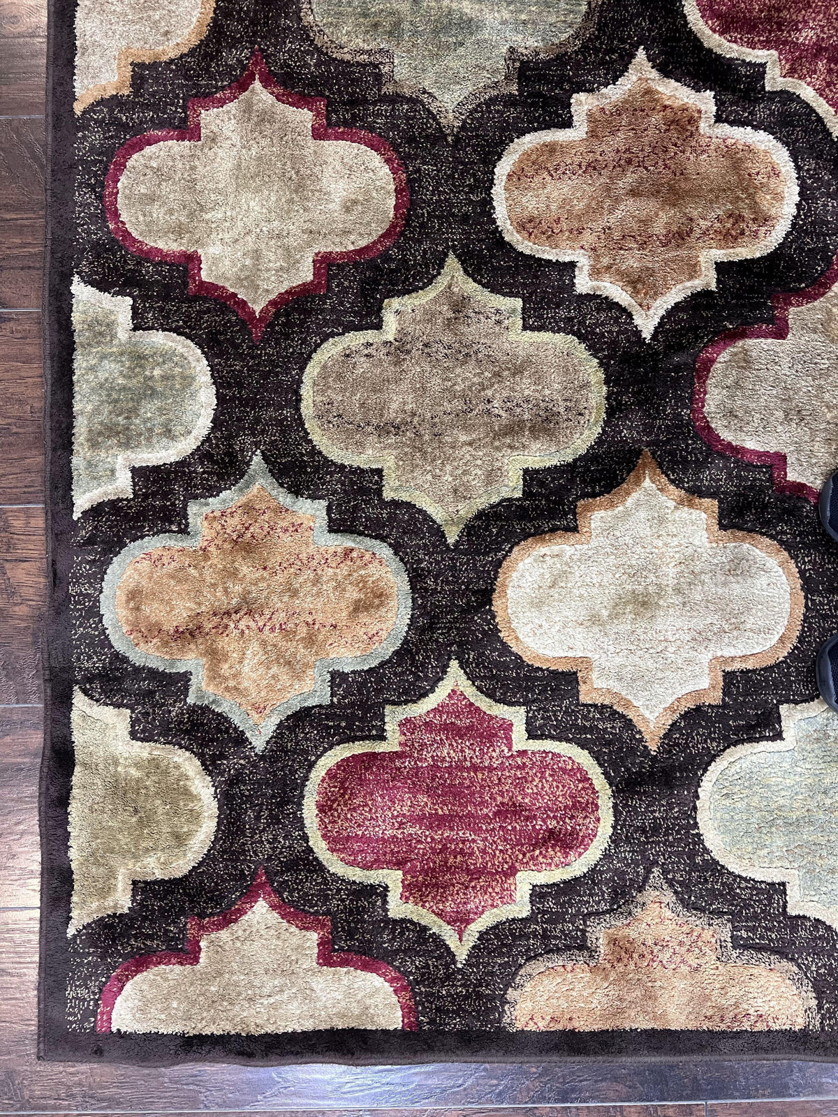 Panel Design Rug 5x7, Multicolor Contemporary Area Rug, Small Living Room Rug - Jewel Rugs, view 9