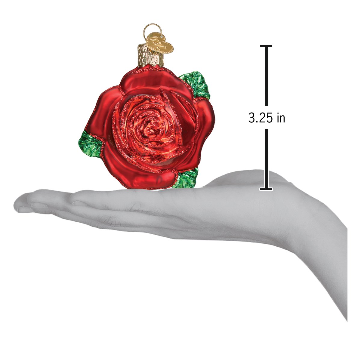 Red Rose Ornament