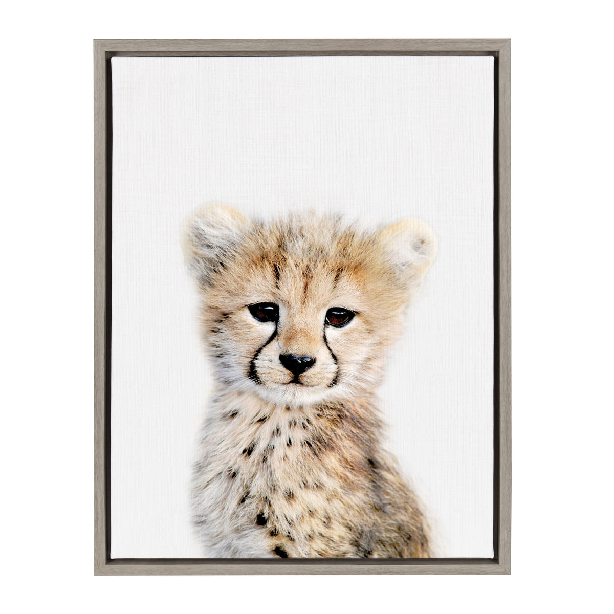 Sylvie Cheetah Framed Canvas by Amy Peterson Art Studio