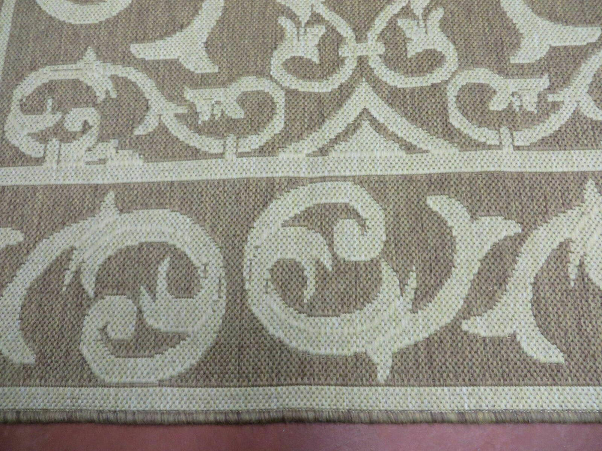 5' X 7' Machine Made Natural Fiber Jute Kilim Two Sided Rug Carpet Flat Weave Contemporary Design - Jewel Rugs, view 11