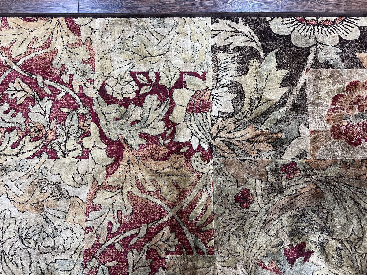Modern Abstract Area Rug 5x7, Floral Design, Contemporary Carpet 5 x 7, Multicolor - Jewel Rugs, view 4