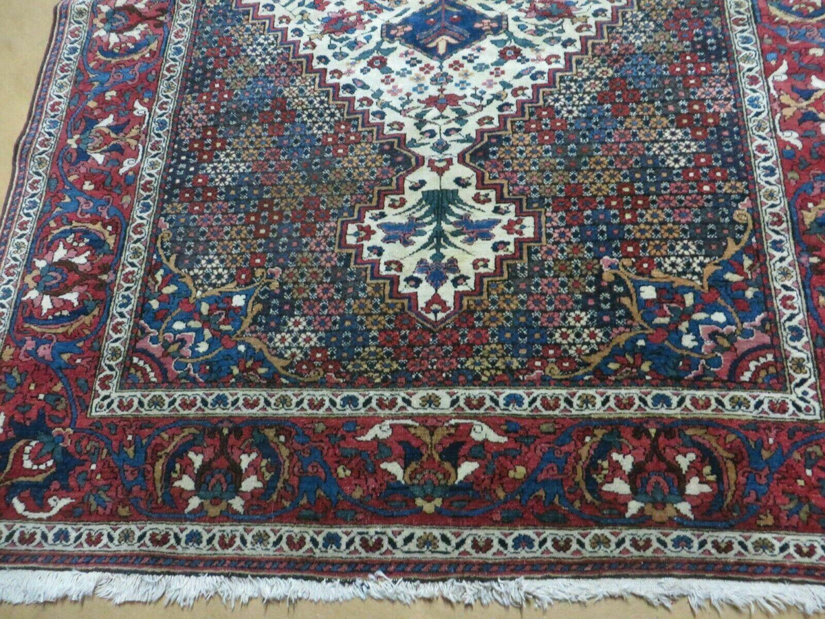 4' X 7' Vintage Handmade Turkish Floral Orient Medallion Wool Veg Dye Rug Nice - Jewel Rugs, view 6