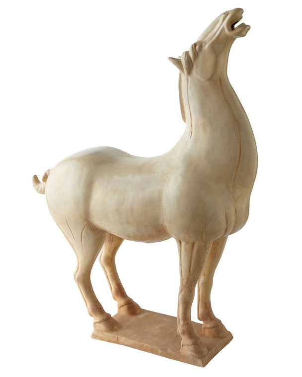 Terra Cotta Stallion Large Creamy White 20x8x28H image 3