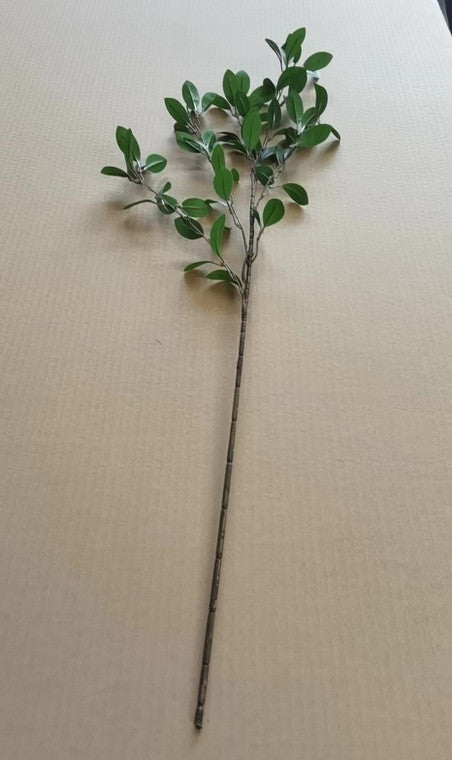 Approx. 36" High 12" Wide Artificial Green Branch with Tea Leaf (set of 5) image 3