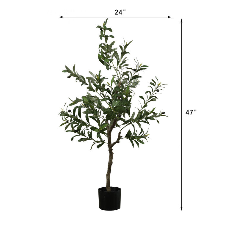 Approx. 4ft. High Artificial Olive Tree image 3