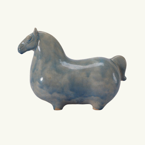 Trotter Horse Light Green/Blue12x5.5x9H image 2