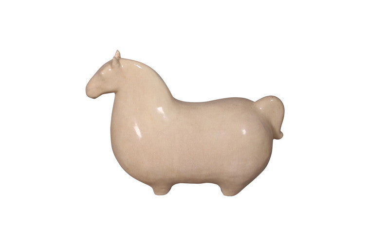 Trotter Horse Creamy White 12x5.5x9H image 3