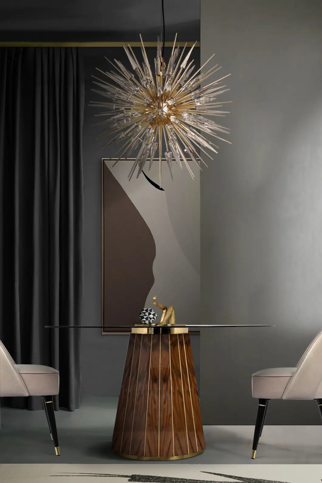 Explosion Marble Suspension Light by Luxxu – view 8