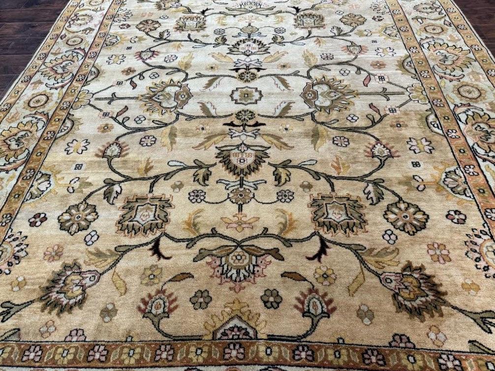 Turkish Oushak Rug 8x10, Vintage Wool Carpet - Jewel Rugs, view 5