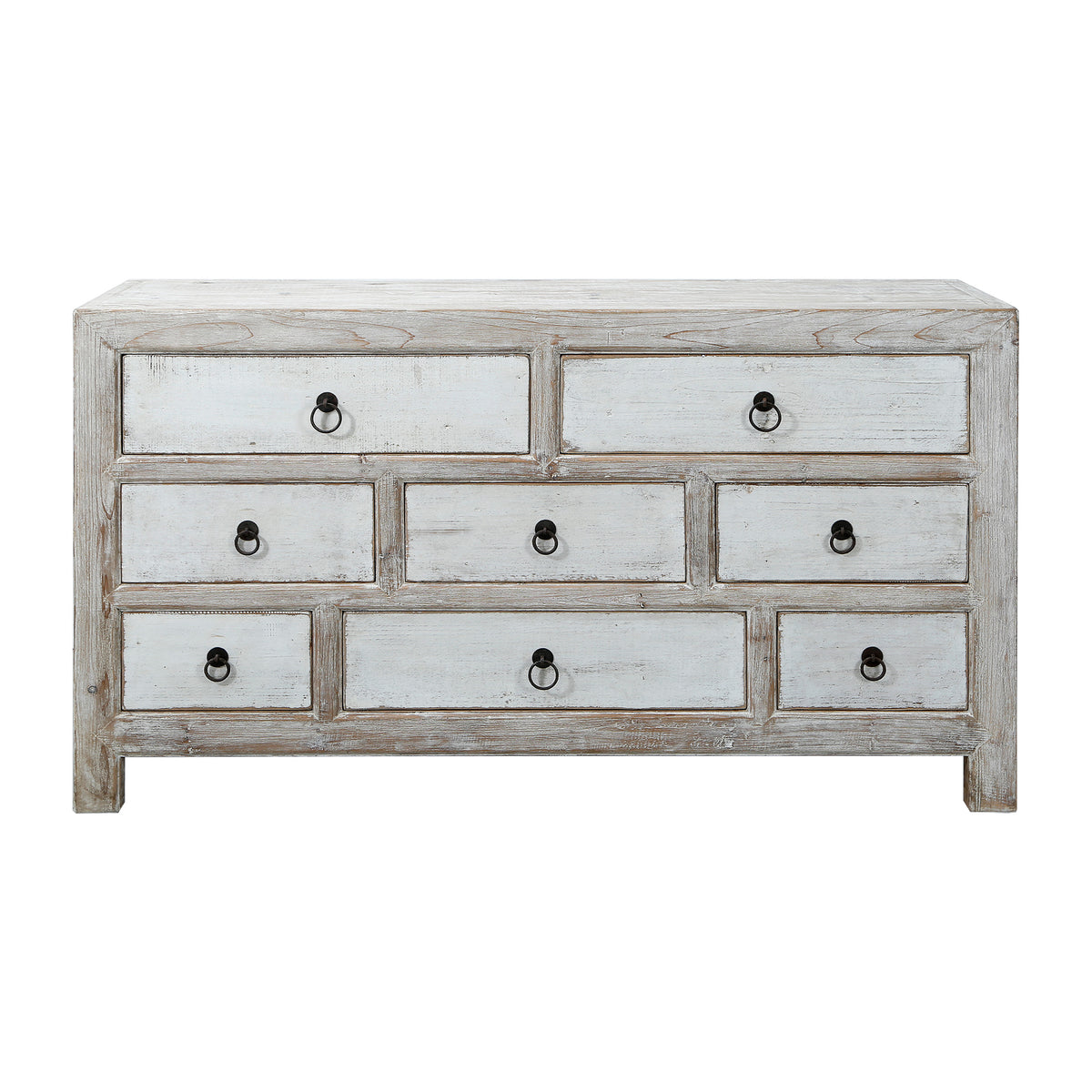 Amalfi Two Tones Chest of Drawers Antique off white 63x18x35