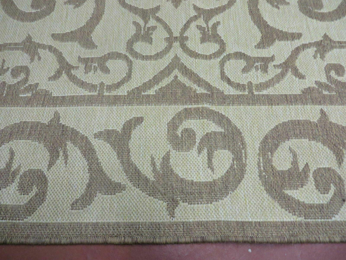 5' X 7' Machine Made Natural Fiber Jute Kilim Two Sided Rug Carpet Flat Weave Contemporary Design - Jewel Rugs, view 4
