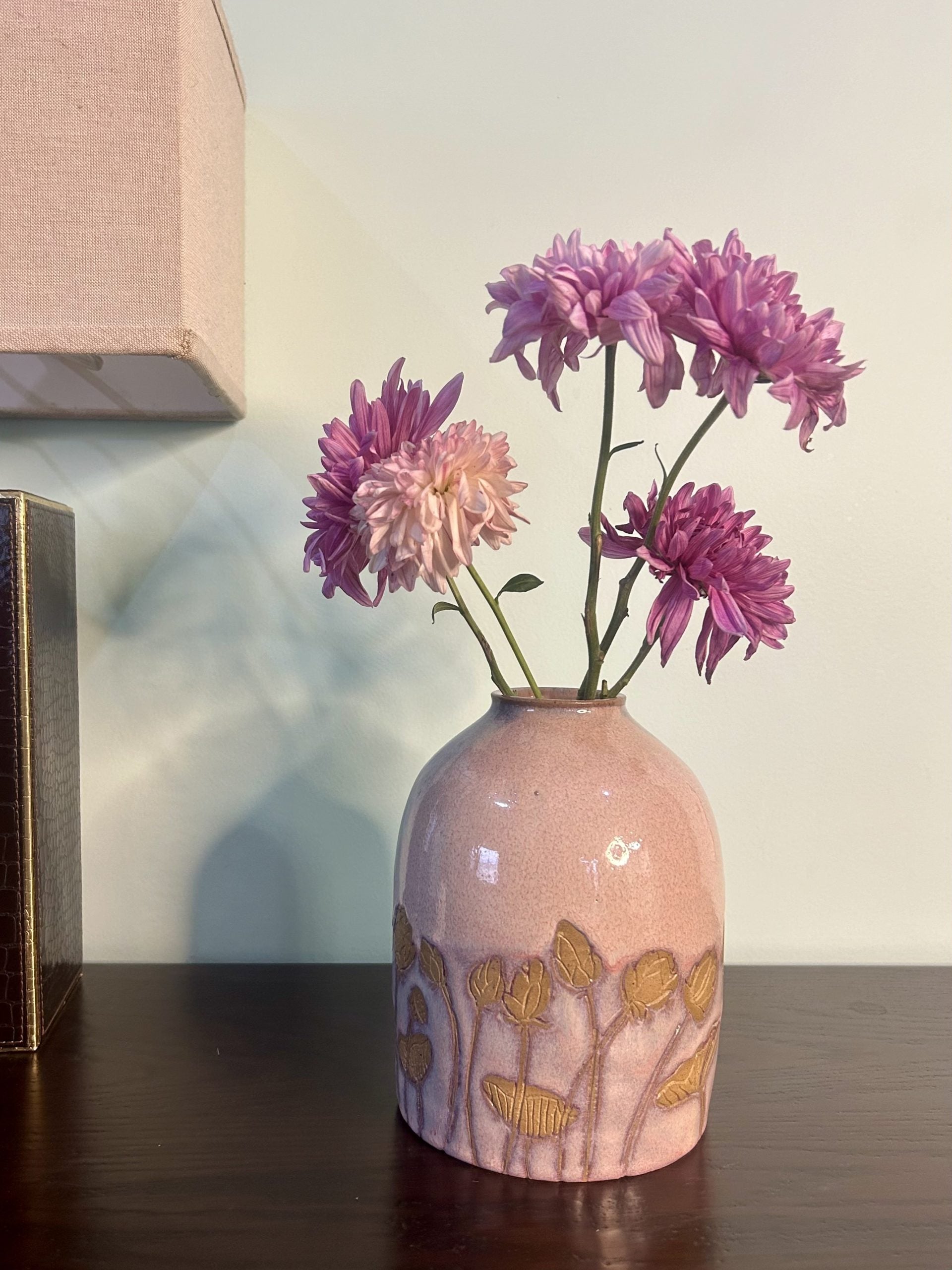 Vase - Pink bloom - set of 2 image 2