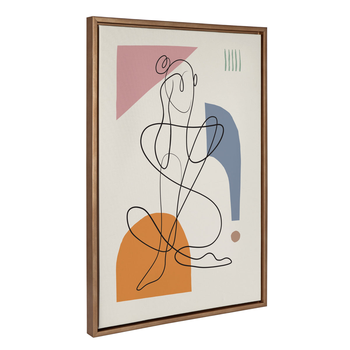 Sylvie Thinking of You Framed Canvas by Rachel Lee 3 Birdies Studio