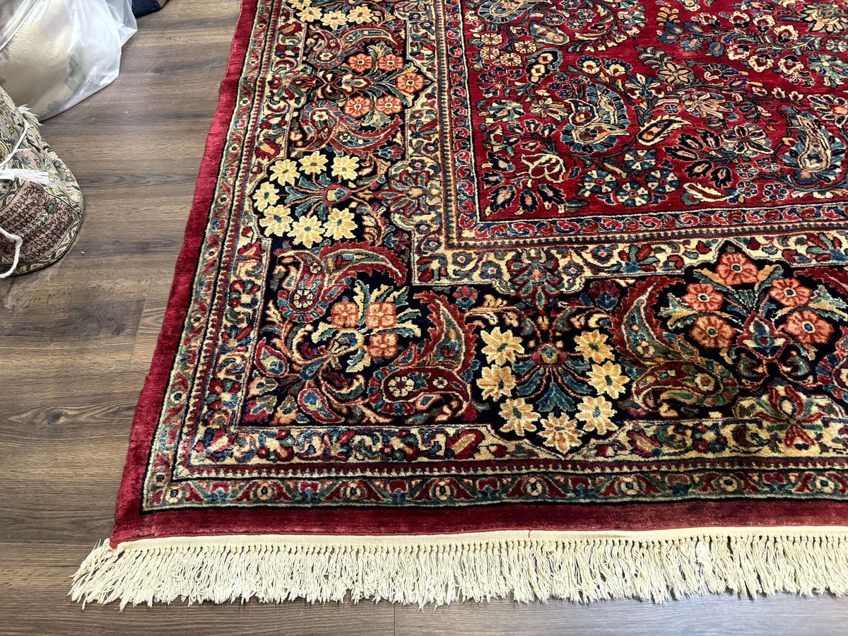 Palace Size Antique Persian Sarouk Rug 12x18 - Jewel Rugs, view 9