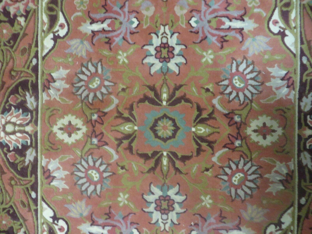 Chinese Wool Rug 3x5 Vintage Handmade Oriental Carpet Floral Medallion - Jewel Rugs, view 12