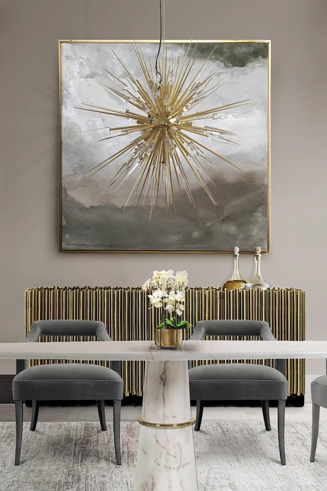 Explosion Marble Suspension Light by Luxxu – view 11