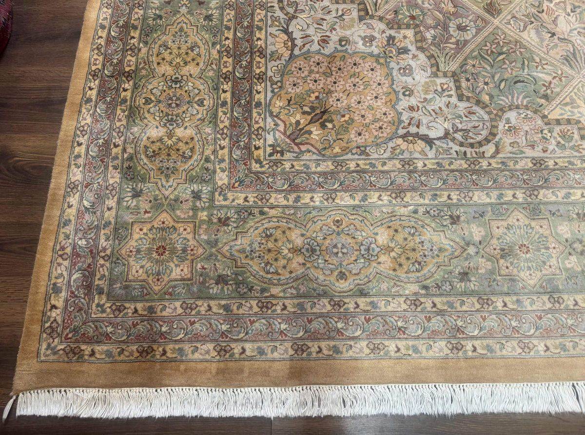Pak Persian Rug 9x12, Diamond Panel Design, Fine 225 KPSI, Wool - Jewel Rugs, view 8
