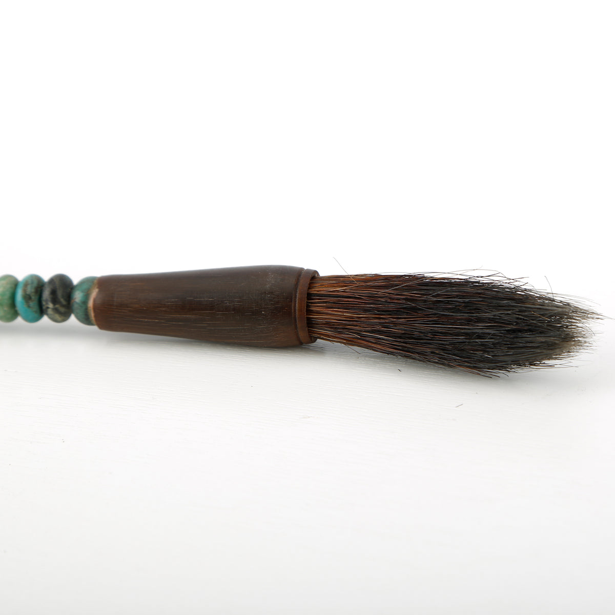 8" Calligraphy Brush with Turquoise Small