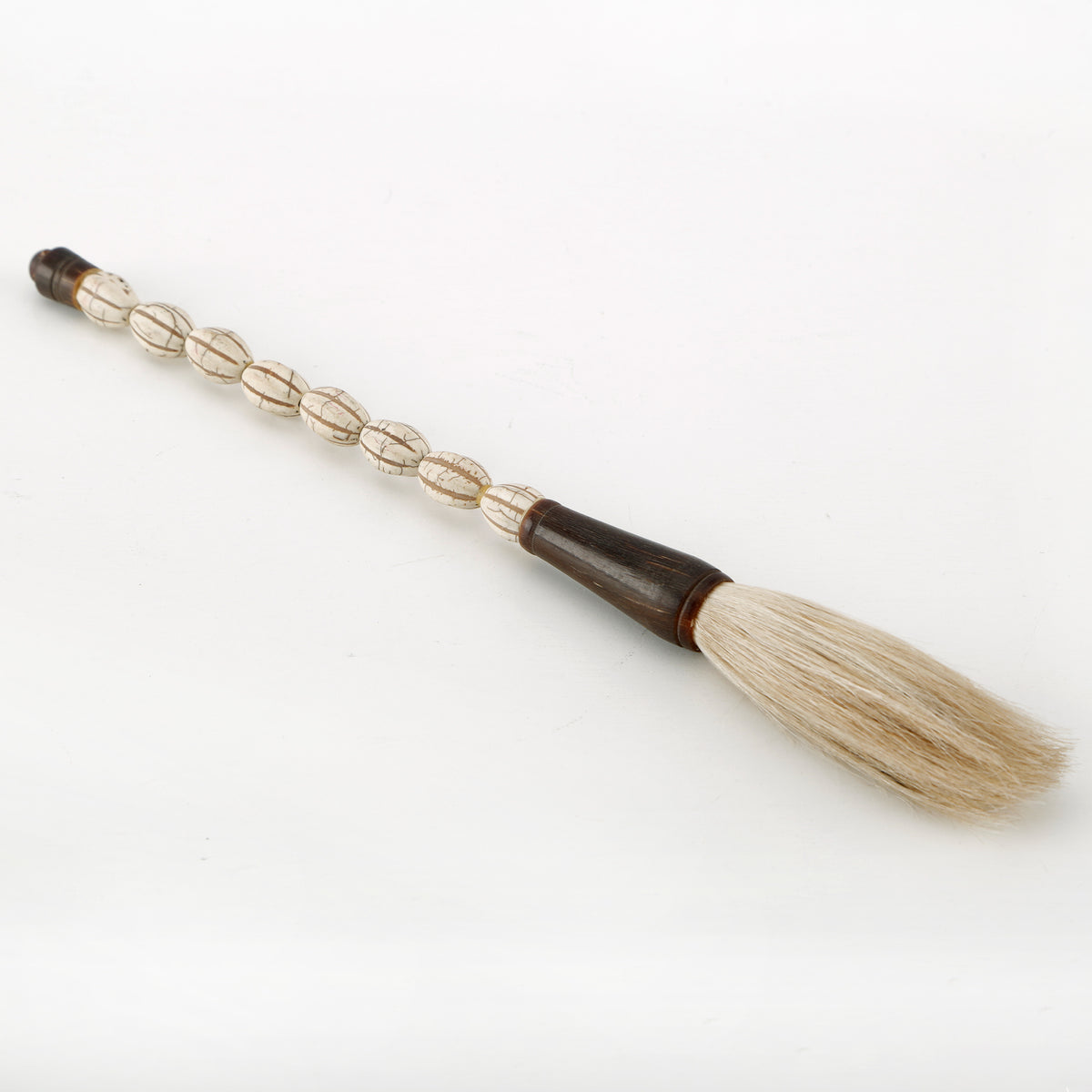 10" Calligraphy Brush Coral White