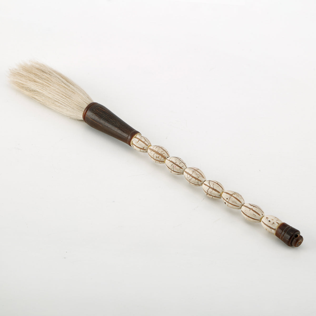 10" Calligraphy Brush Coral White