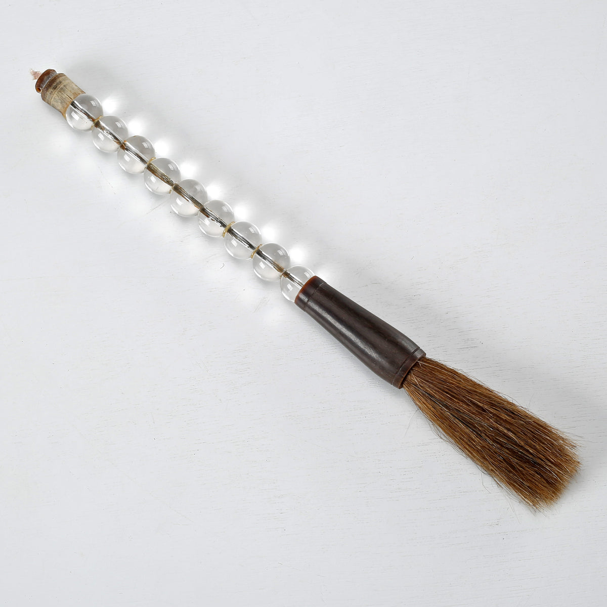 Approx.10"natural crystal beads calligraphy brush