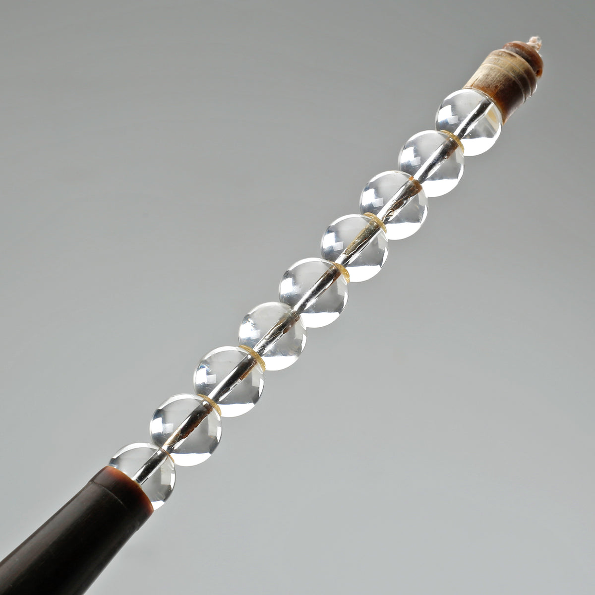 Approx.10"natural crystal beads calligraphy brush