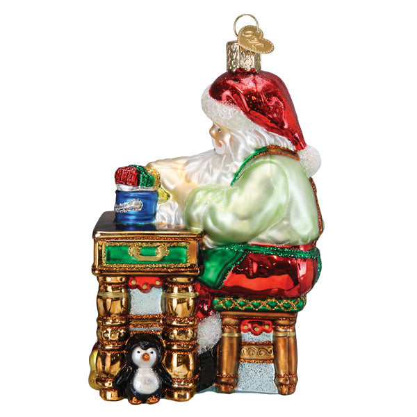 Workshop Santa Ornament
