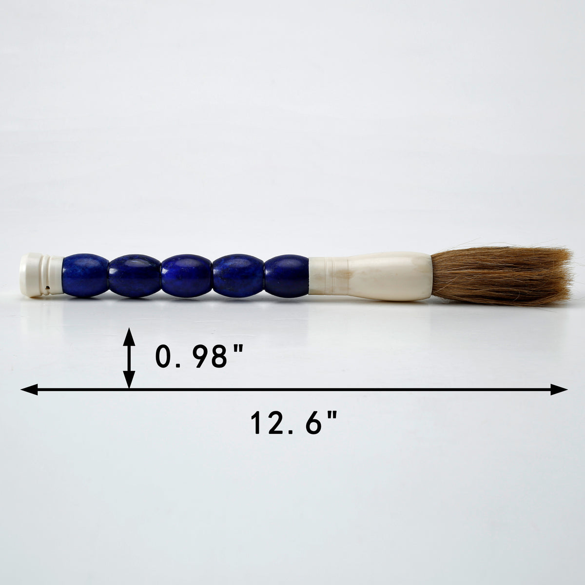 Indigo Blue Abacus Calligraphy Brush
