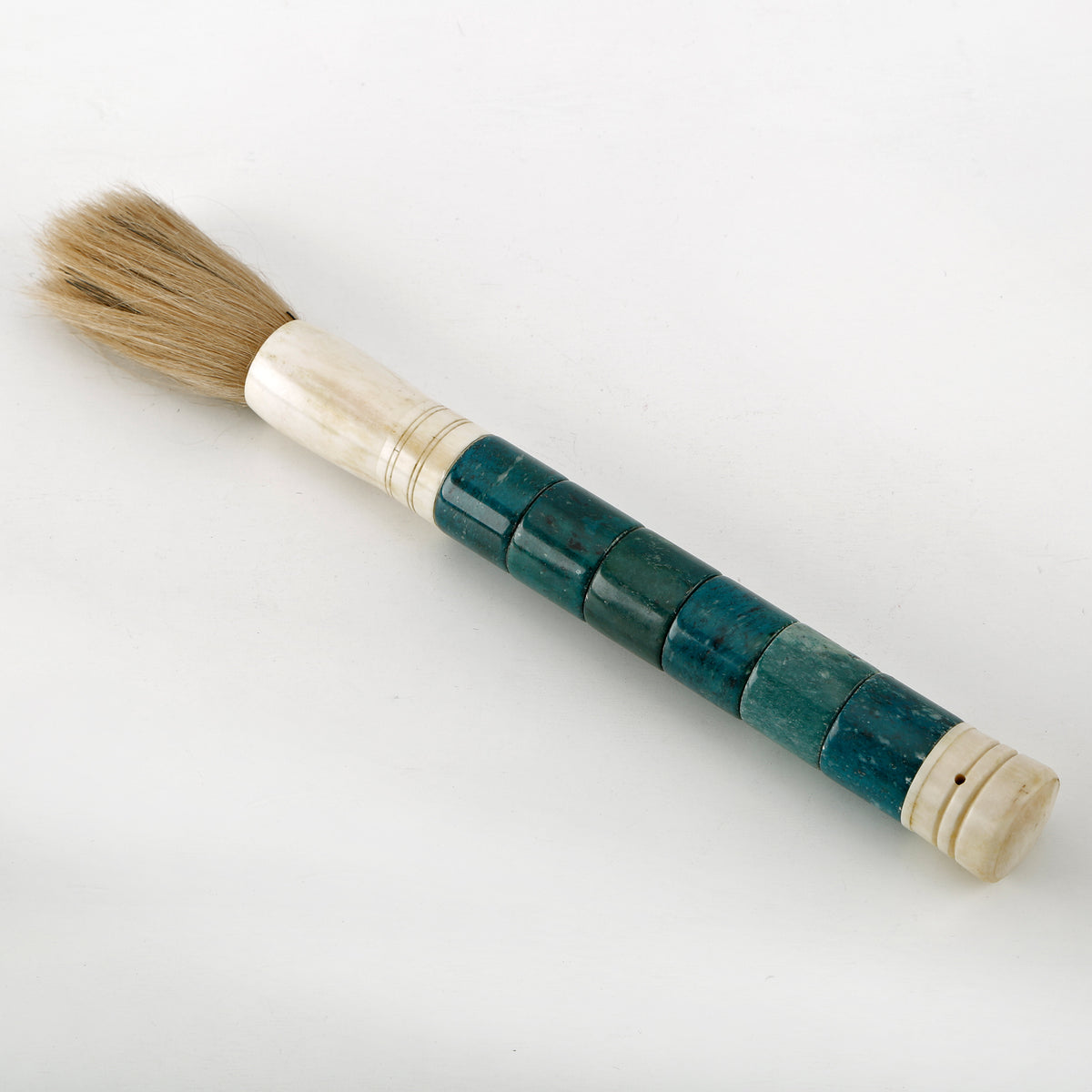 15" Calligraphy Brush Indigo Stone Cylinder