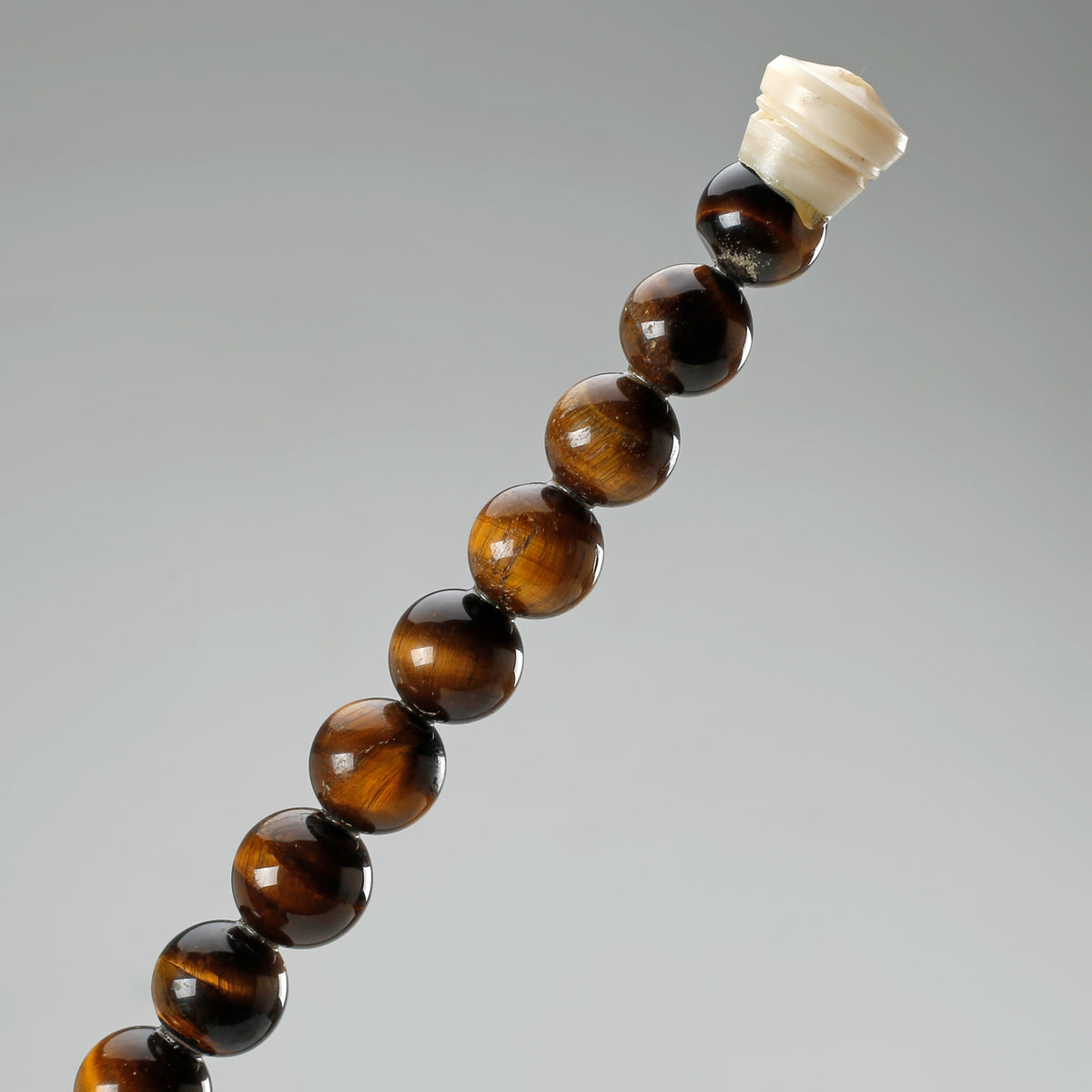 Approx.12" Tiger eye beads calligraphy brush