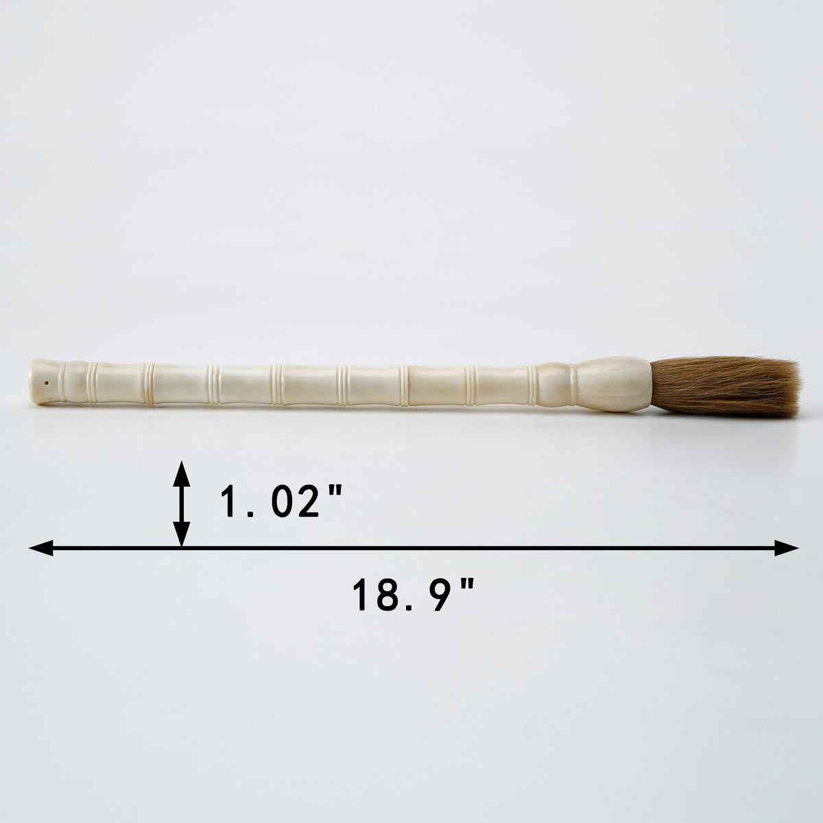 White Bone Drum Calligraphy Brush XL