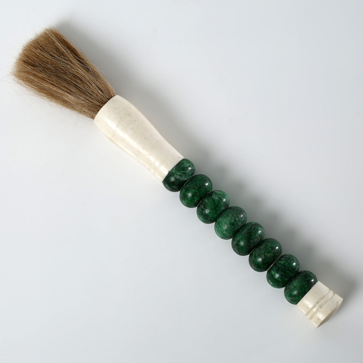 Green Jade Abacus Calligraphy Brush - M